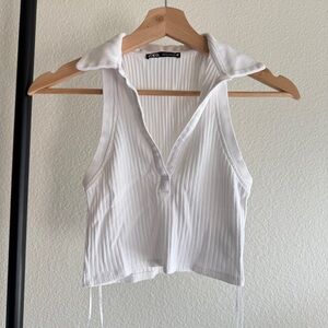 Zara ribbed tank